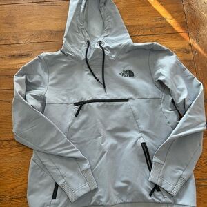 The North Face Light Gray Pullover Hoodie
